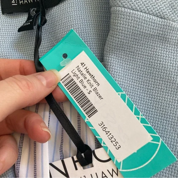 41 Hawthorn Light Blue Blazer - NWOT - Picture 3 of 14